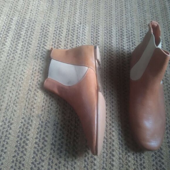 Isabel Marant Brown Leather Western Vibe Chelsea Boots Size EU 40 / US 9.5 - Picture 9 of 16